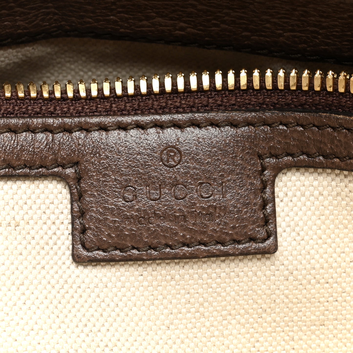 Monogram Jumbo GG Textured Dollar Calfskin Web Wristlet Messenger Bag Camel Ebony New Acero
