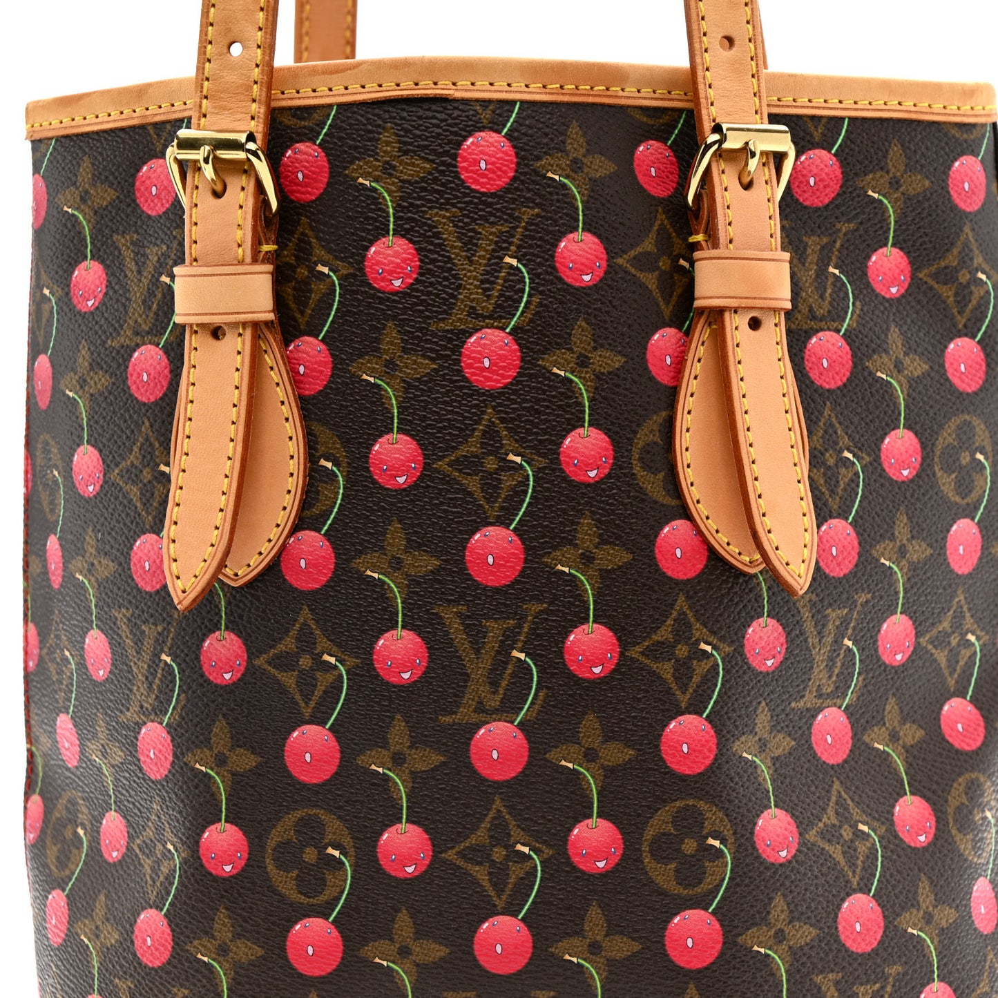 Monogram Cerises Bucket Bag