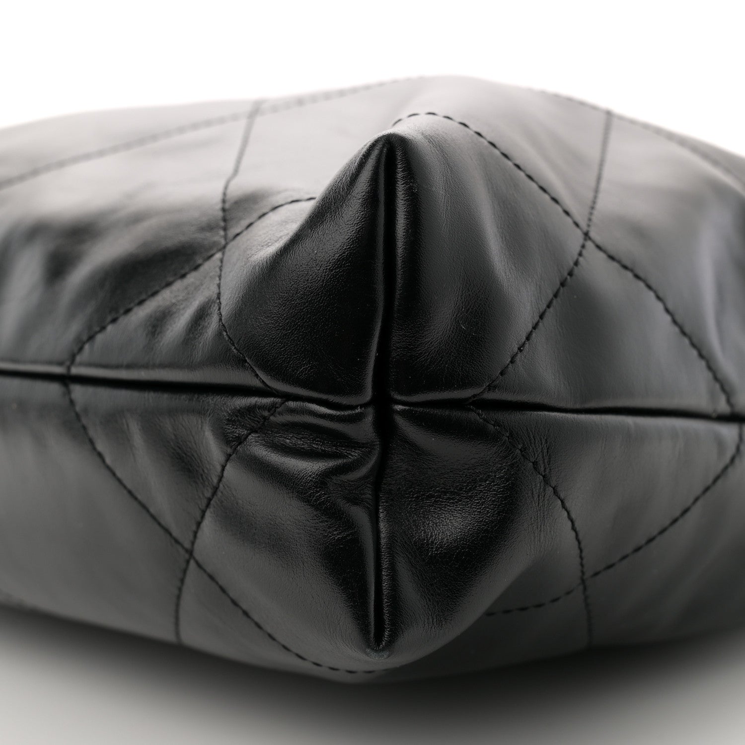 Chanel Shiny Calfskin Quilted Small Chanel 22 Black 11 of 12