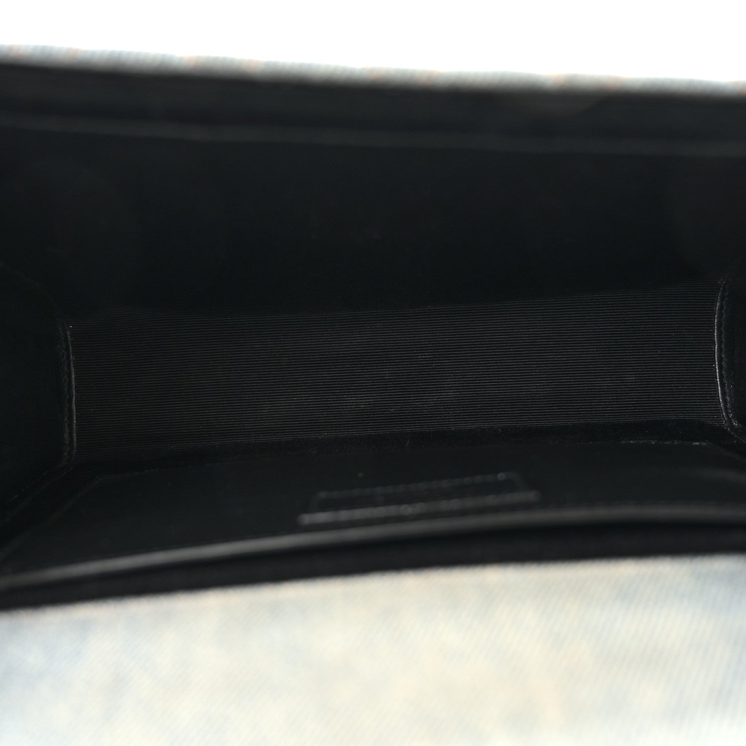 Saint Laurent Denim Mixed Matelasse Triquilt Medium Monogram Envelope Satchel Blue 5 of 13