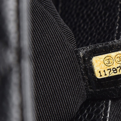 Chanel Caviar Quilted Grand Shopping Tote GST Black 8 of 8