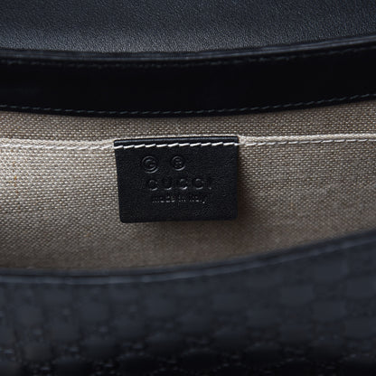 Gucci Microguccissima Medium Emily Chain Shoulder Bag Black 6 of 11
