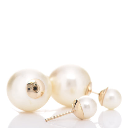 Christian Dior Pearl Mise En Dior Tribal Earrings 3 of 8