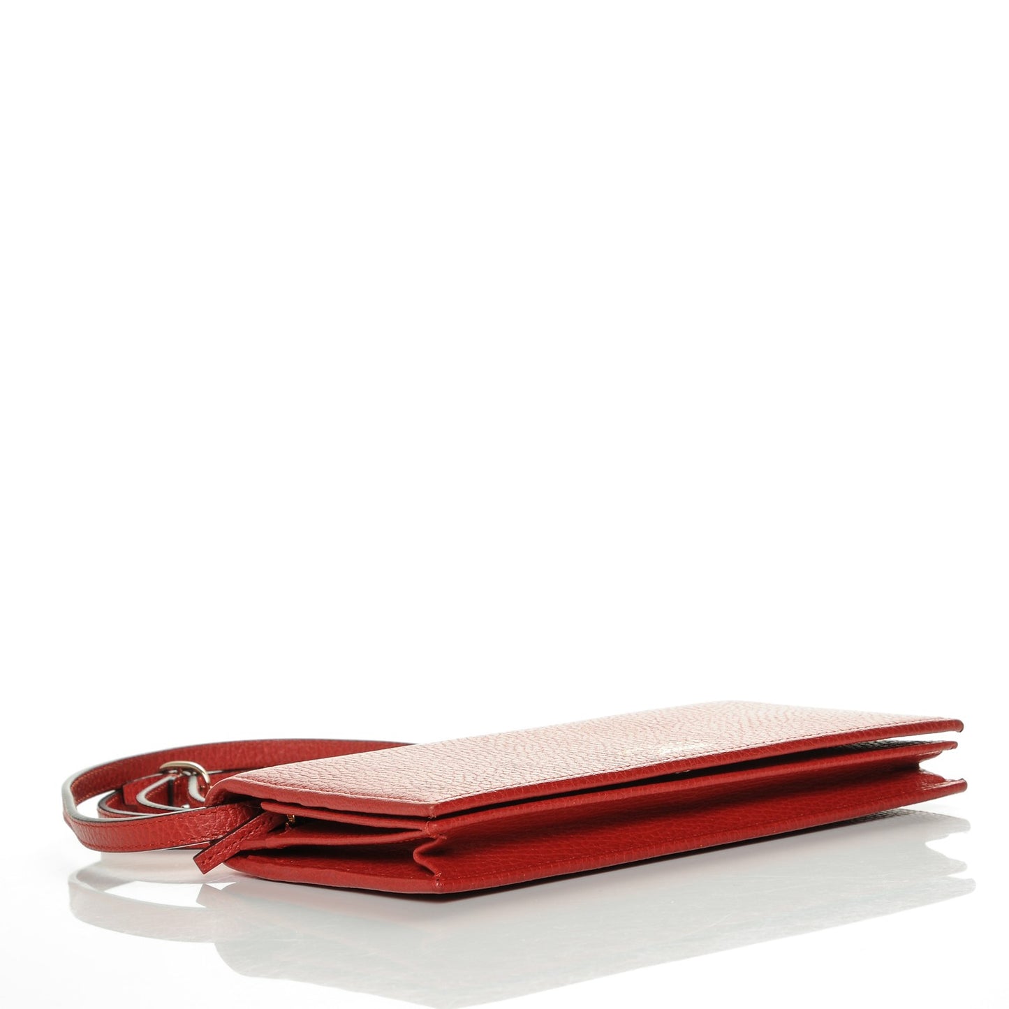 Dollar Calfskin Mini Swing Wallet Bag Oxidation