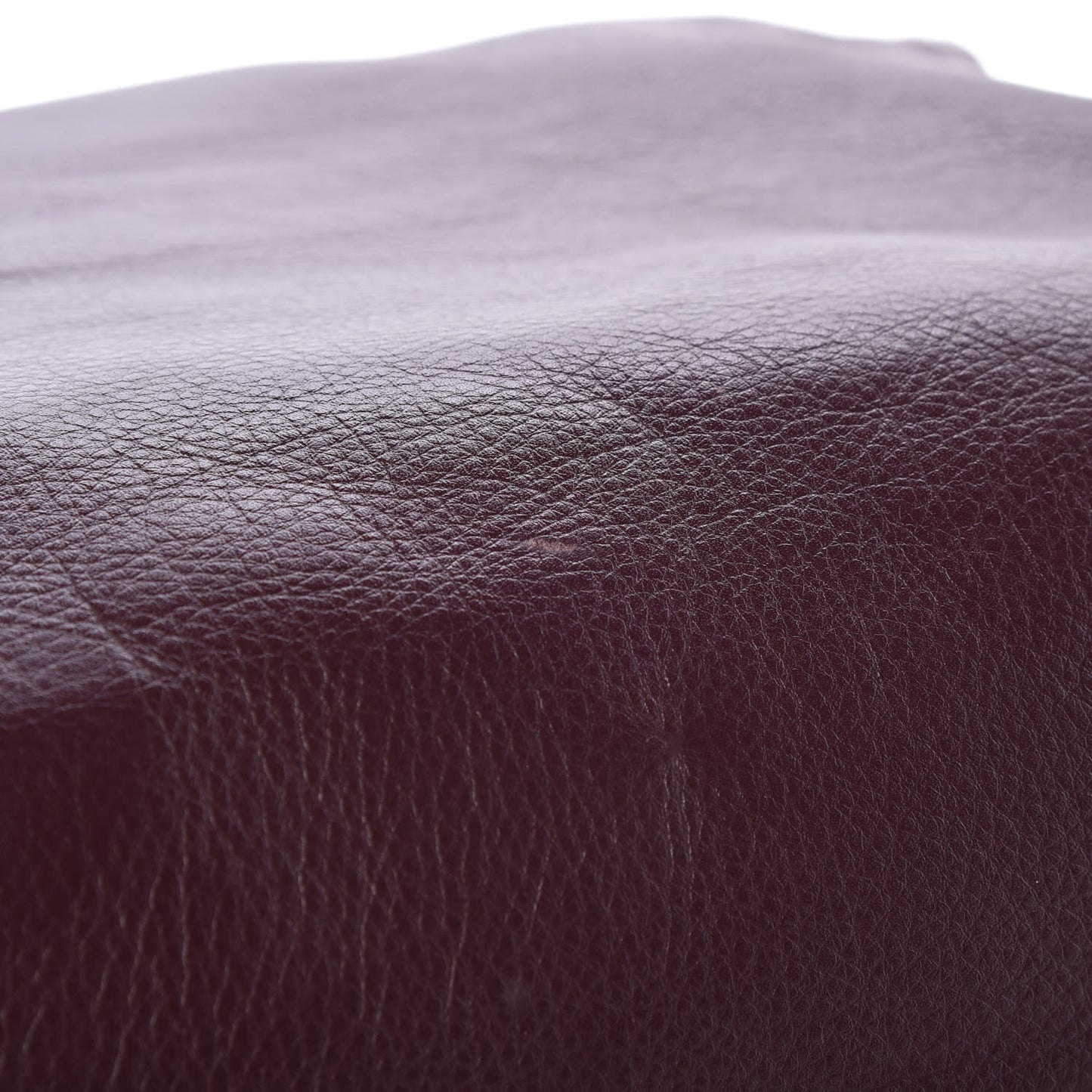 Veau Papier A4 Tote Rouge Aubergine