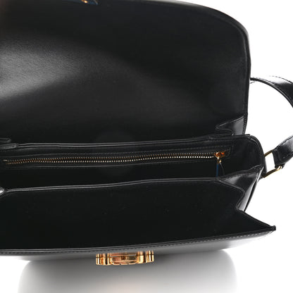 Celine Shiny Calfskin Medium Triomphe Black 4 of 4