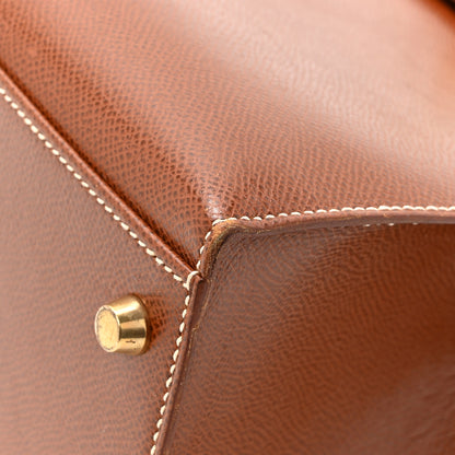 Hermes Veau Grain Lisse Kelly Sellier 32 Noisette 15 of 17