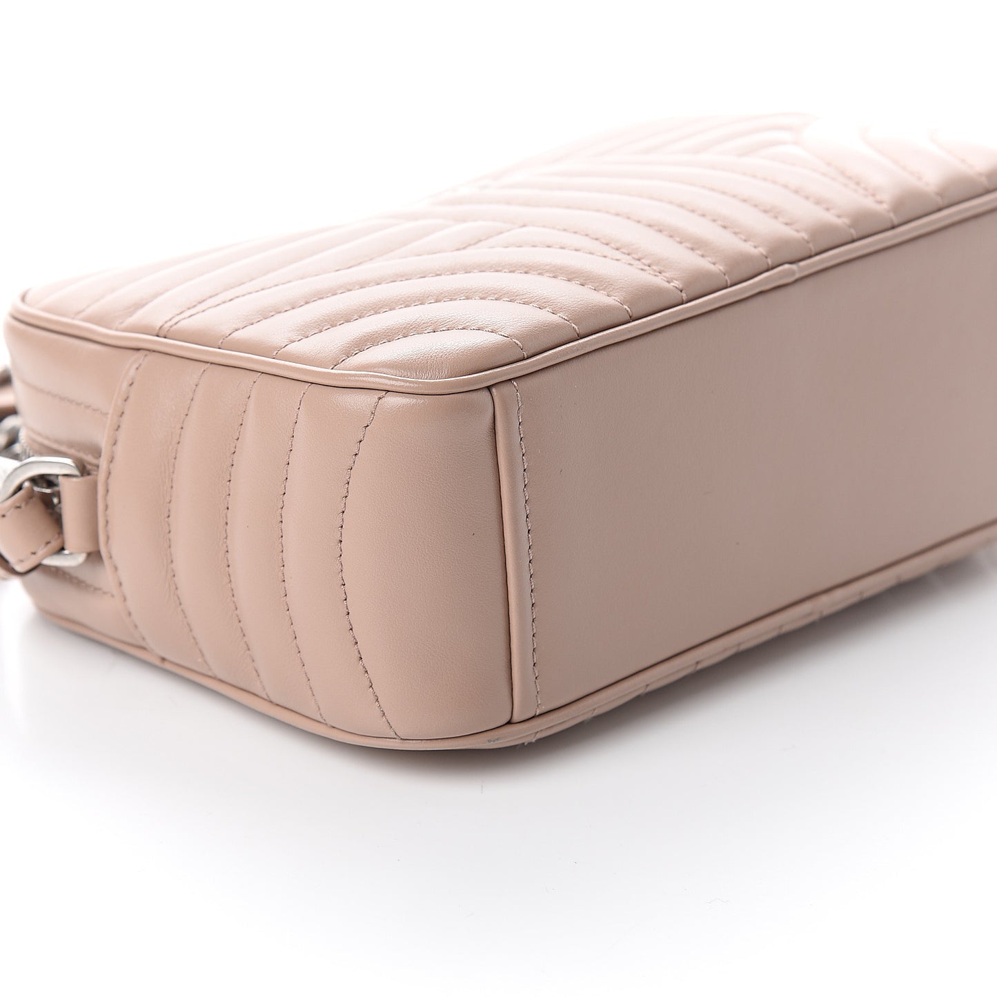 Soft Calfskin Diagramme Crossbody Bag Cipria