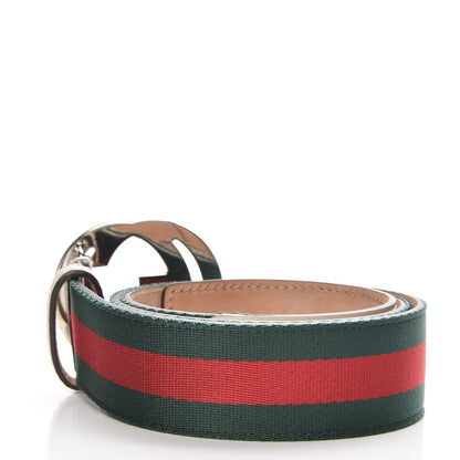 Gucci Canvas Web Interlocking G Belt 90 36 Off White 3 of 5