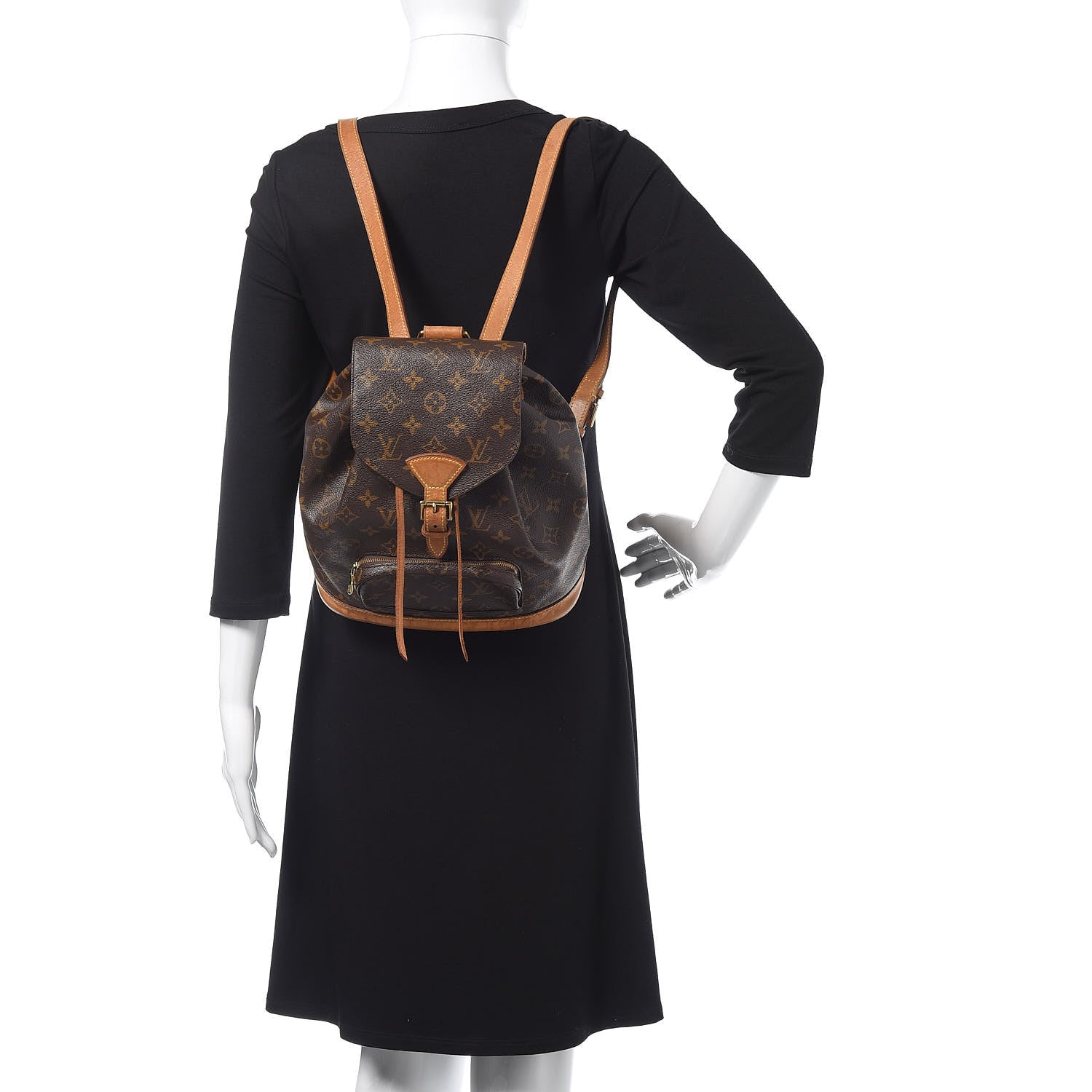 Louis Vuitton Monogram Montsouris MM Backpack 2 of 14