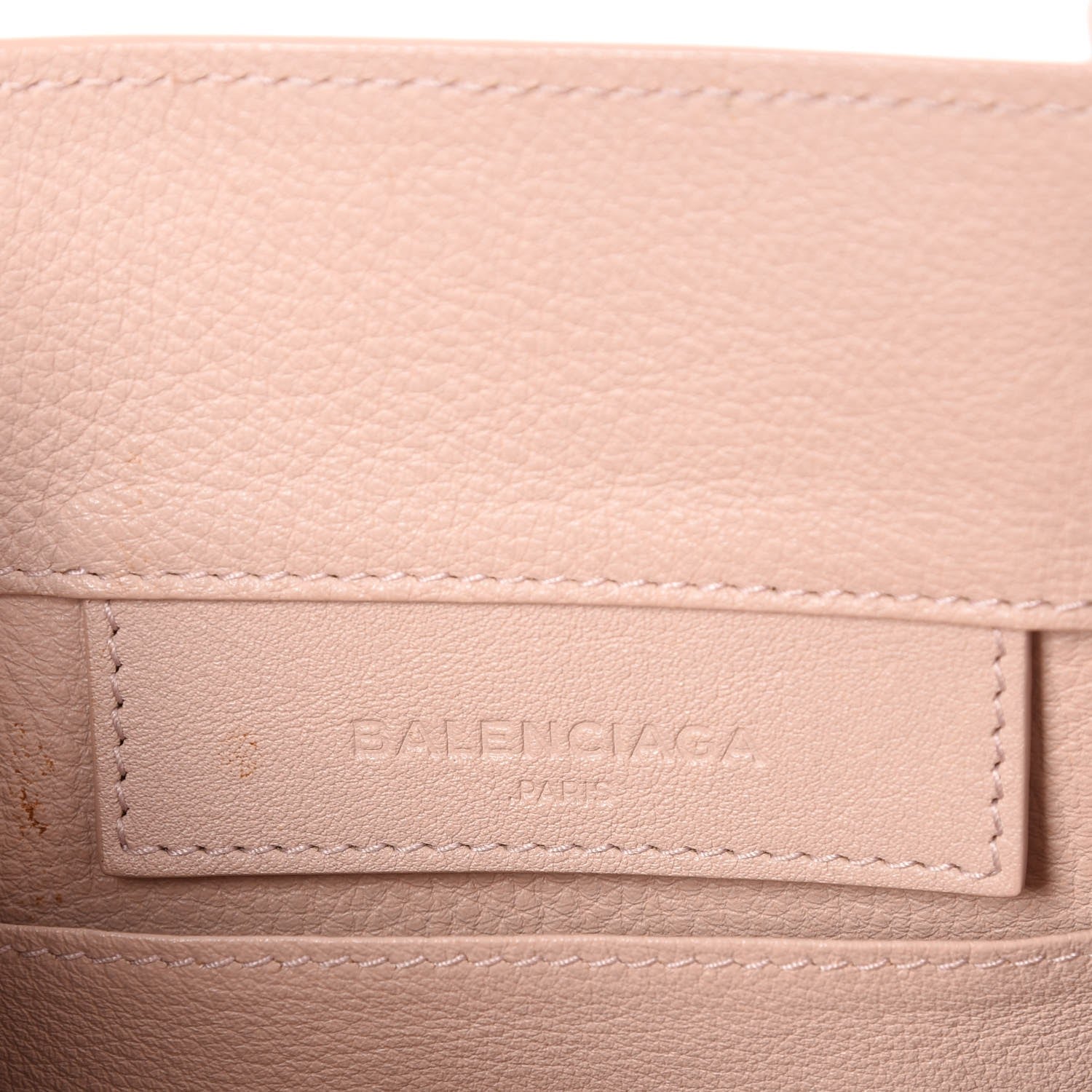 Balenciaga Grained Calfskin Gold Metallic Edge Hardware Papier Mini A4 Tote 5 of 8