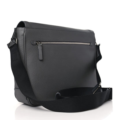 Burberry Calfskin Logo Messenger Charcoal Grey 3 of 9
