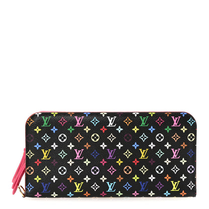 Louis Vuitton Monogram Multicolor Insolite Wallet Black Grenade 1 of 12