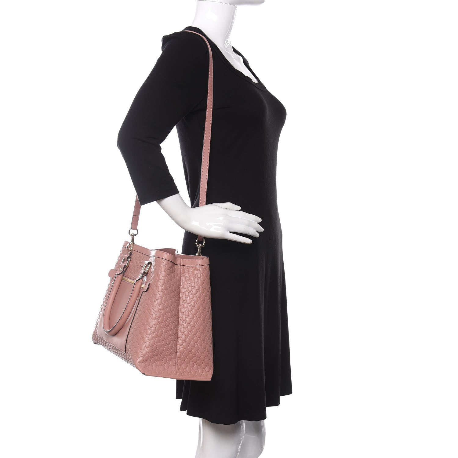 Gucci Soft Microguccissima Medium Tote Soft Pink 2 of 9