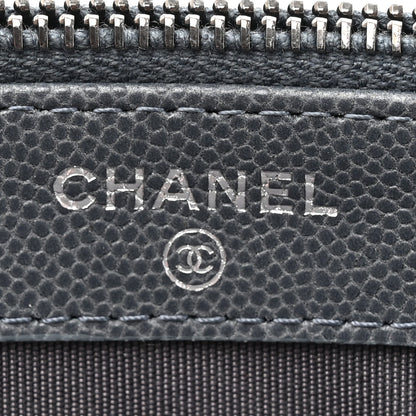 Chanel Caviar Quilted Small Clutch With Chain Grey 8 of 13