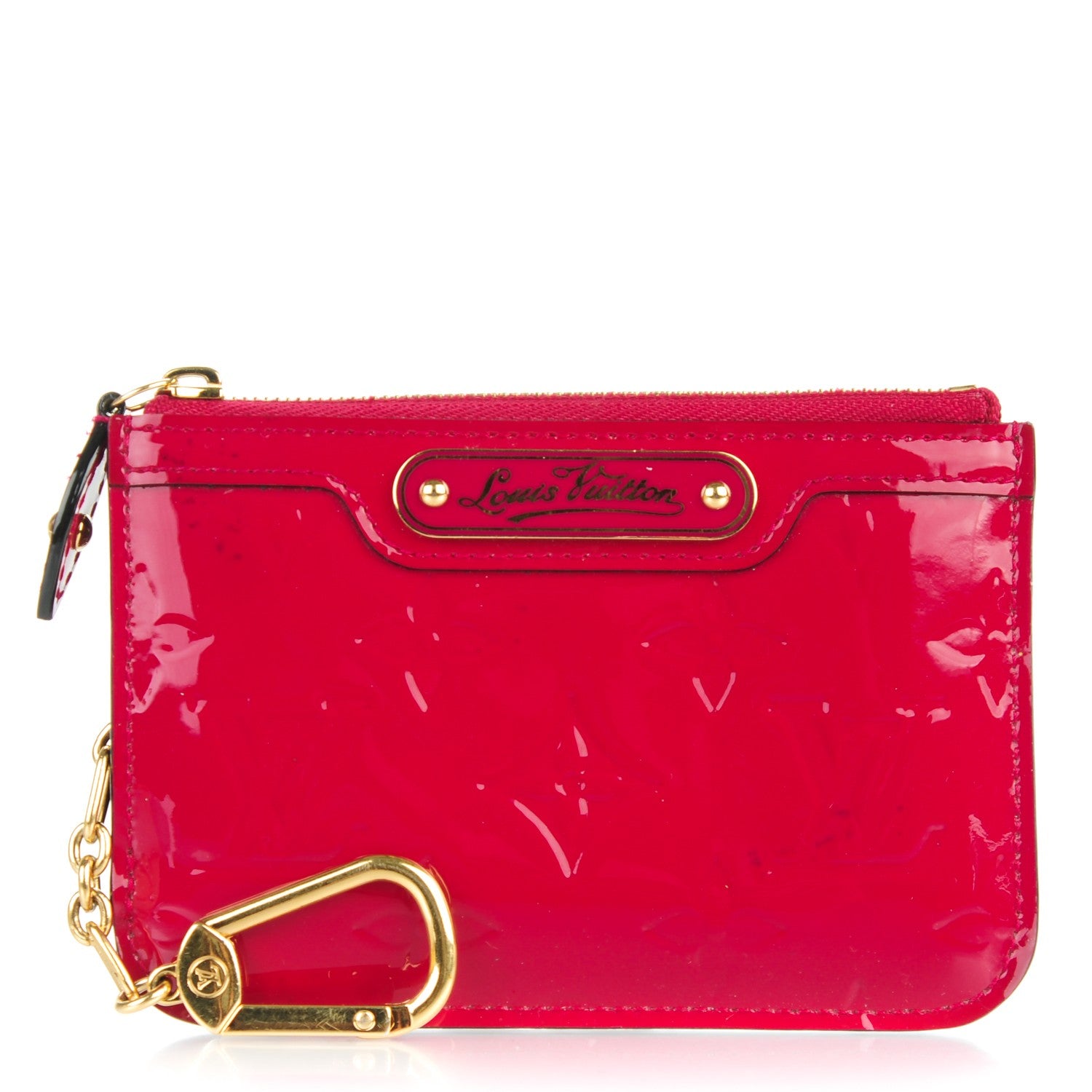 Louis Vuitton Vernis Key Pouch Rose Indien 1 of 9