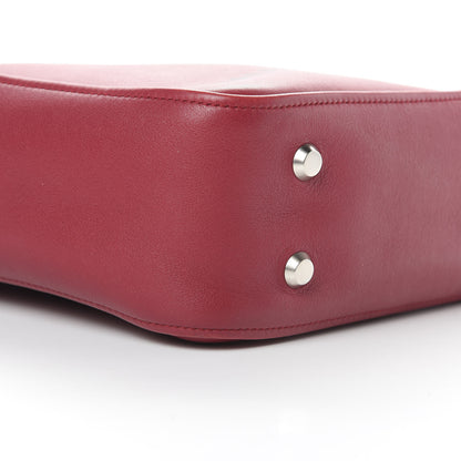 Balenciaga Shiny Day Calfskin S Triangle Duffle Rouge Grenat 10 of 14