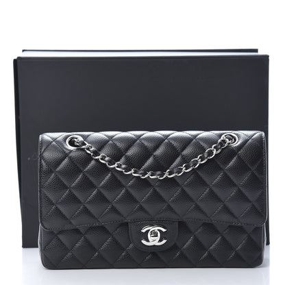 Chanel Caviar Quilted Medium Double Flap Black 12 of 12