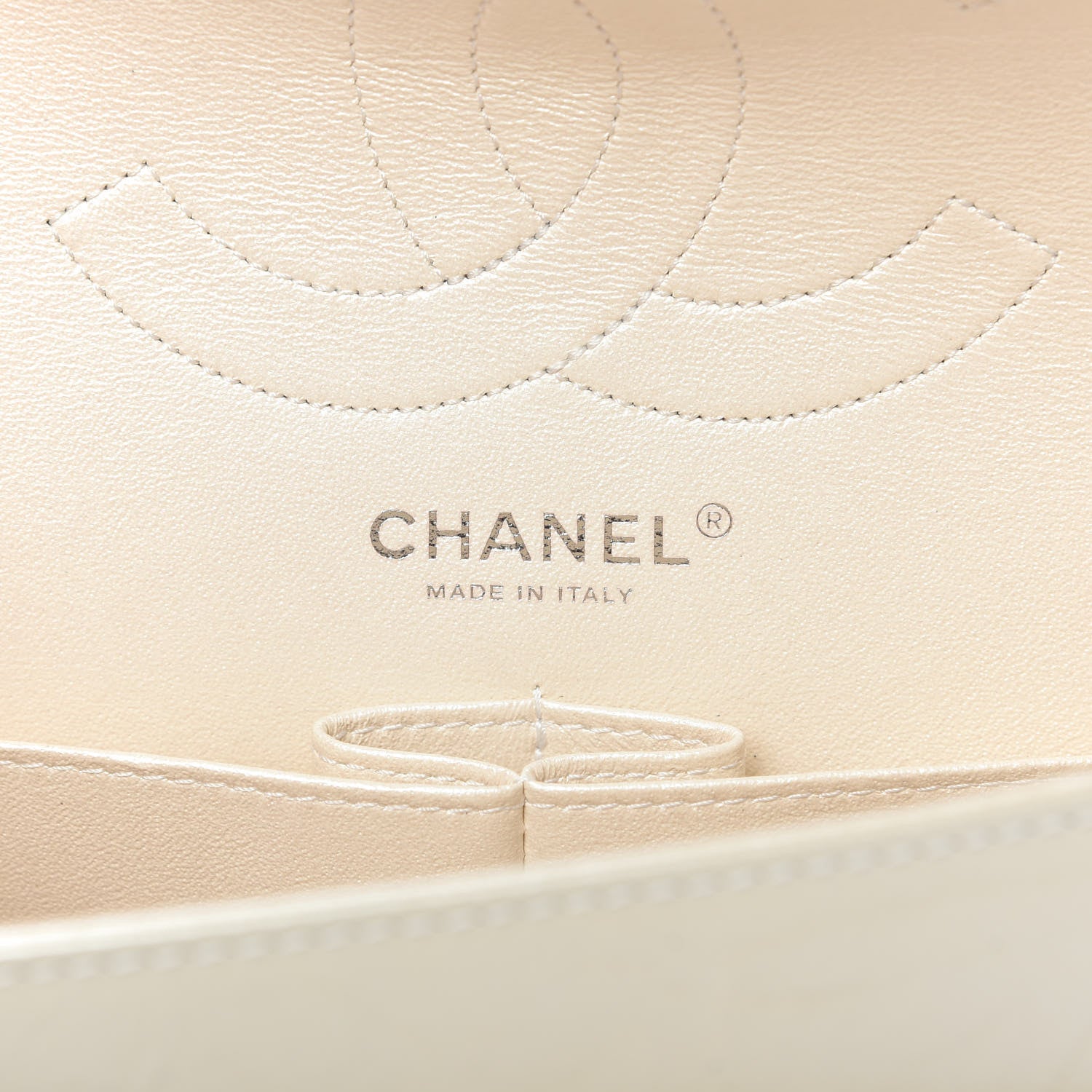 Chanel Metallic Aged Calfskin Quilted 2.55 Reissue 226 Flap White 8 of 9