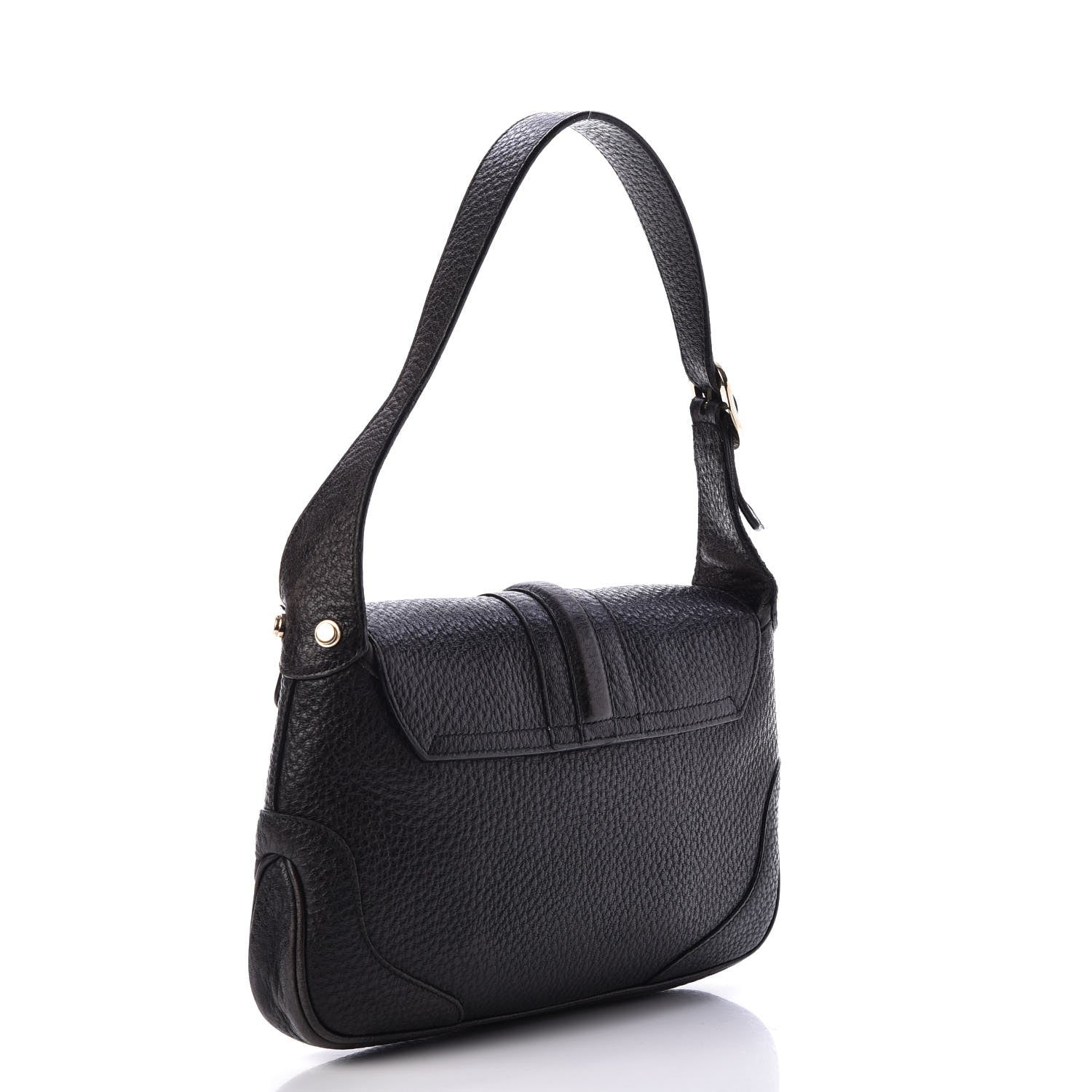 Gucci Calfskin Black Shoulder Bag Black 3 of 10