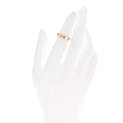Cartier 18K Pink Gold 4mm Happy Birthday Band Ring 46 3.75 2 of 4