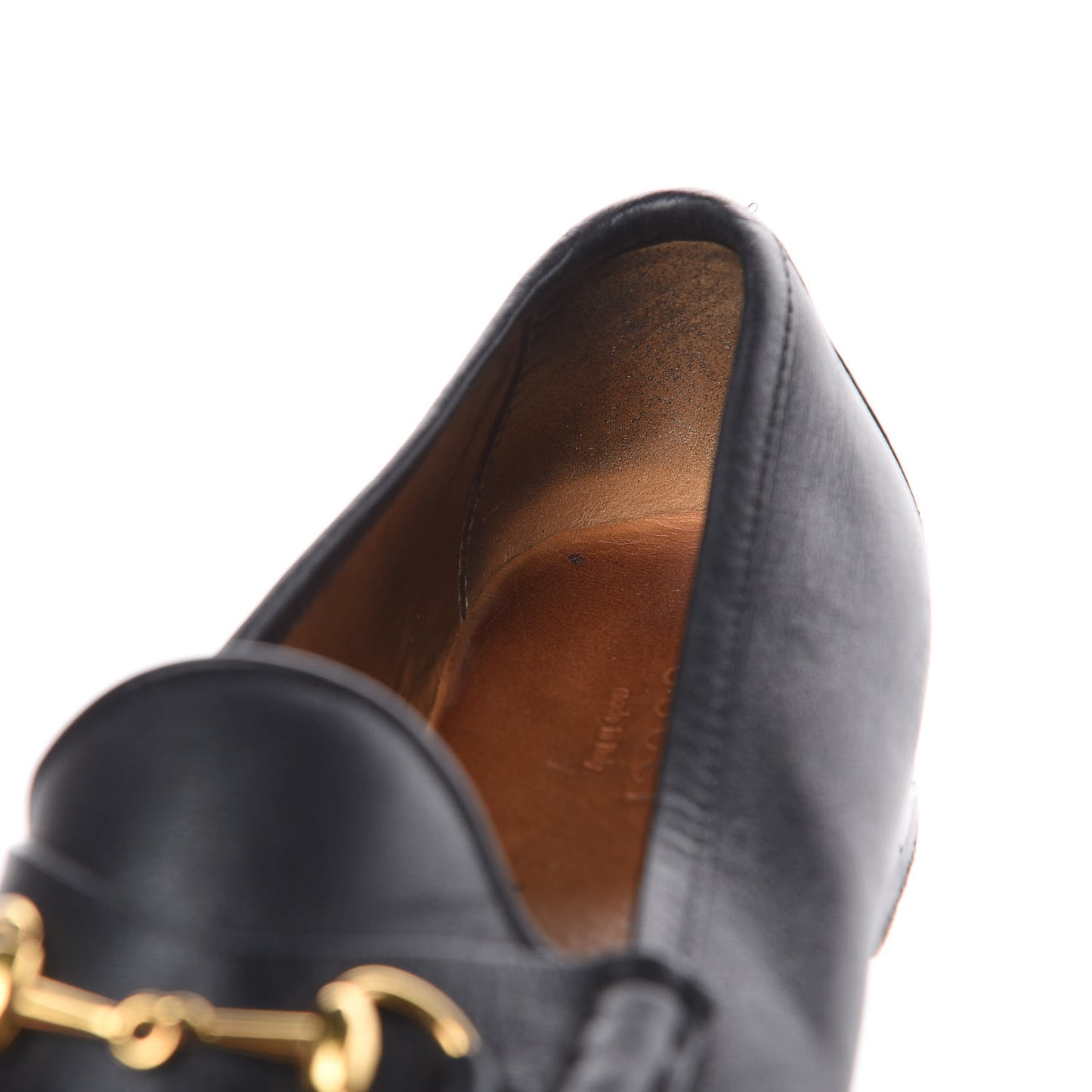 Calfskin Womens 1953 Horsebit Loafers 38 Black