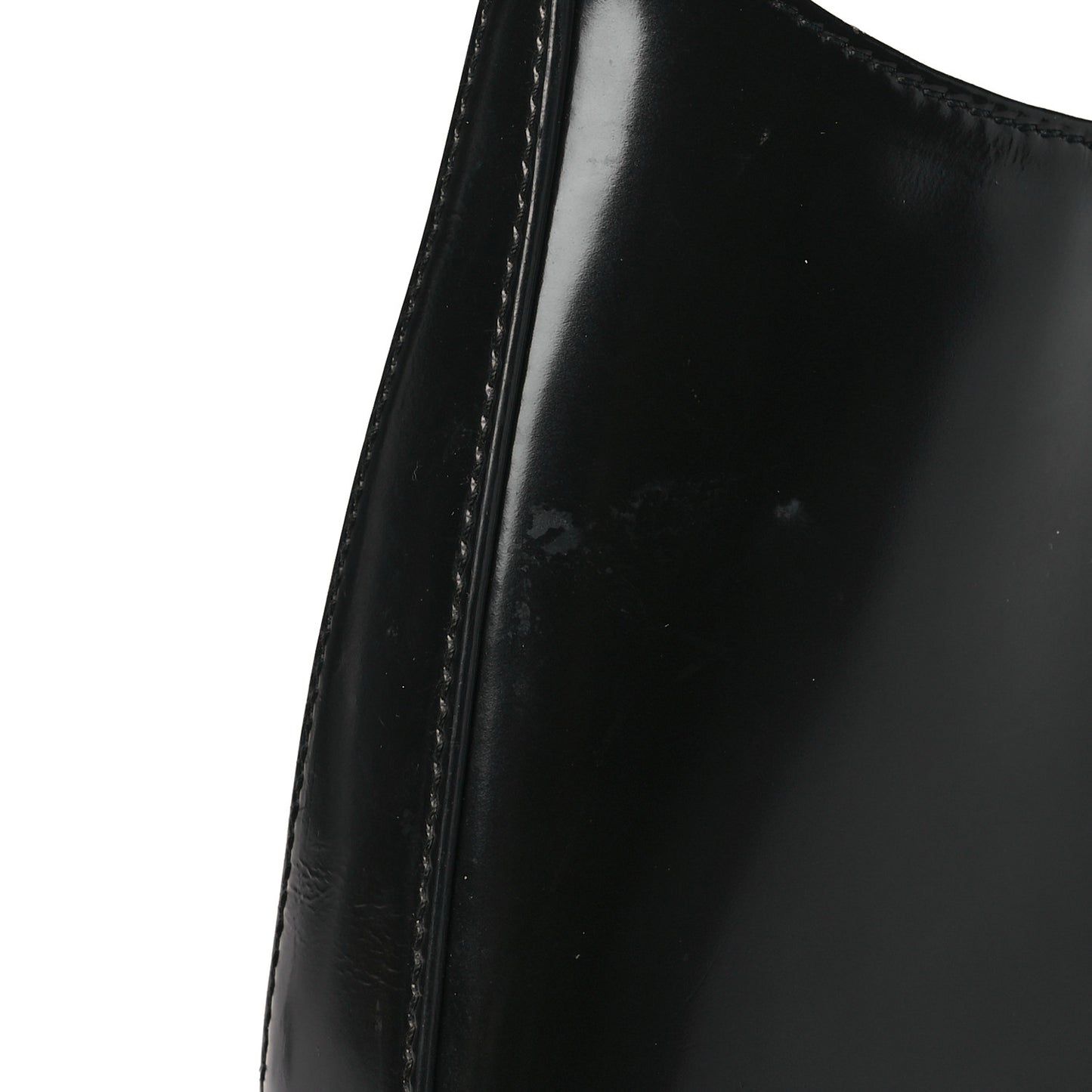Spazzolato Cleo Shoulder Bag Black