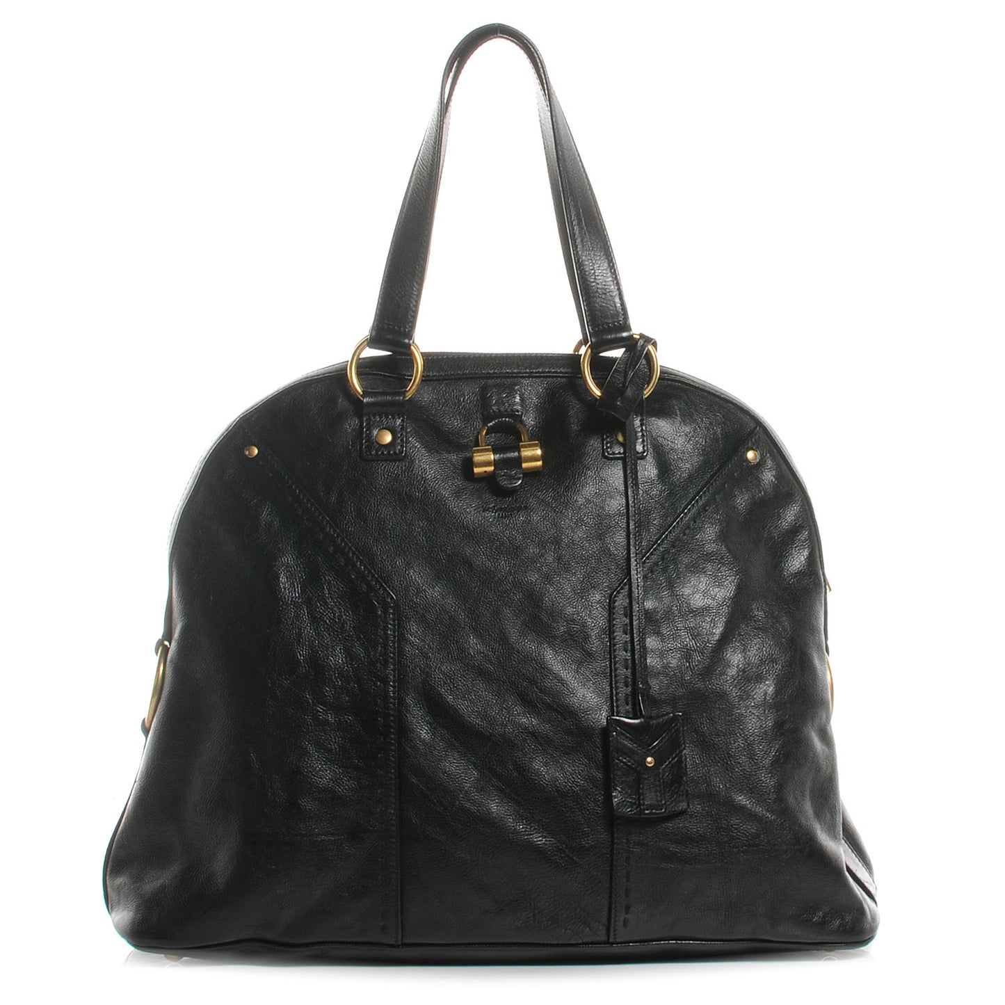 Leather Oversized Muse Black