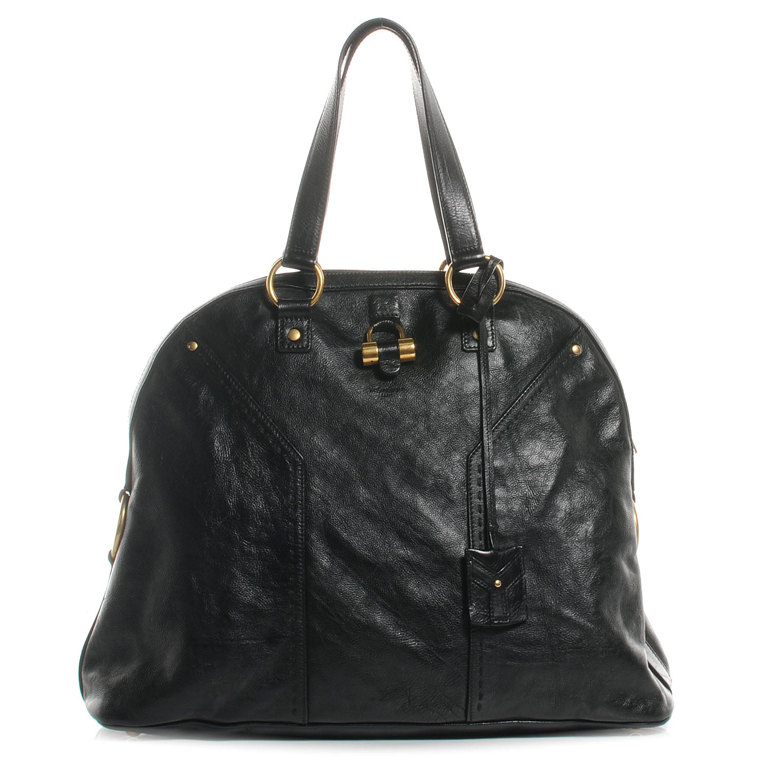 Saint Laurent Leather Oversized Muse Black 1 of 7