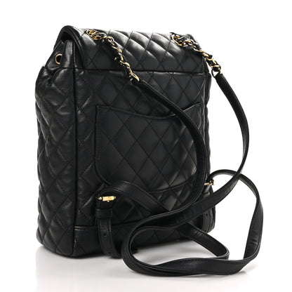 Chanel Lambskin Quilted Small Urban Spirit Backpack Black 3 of 10