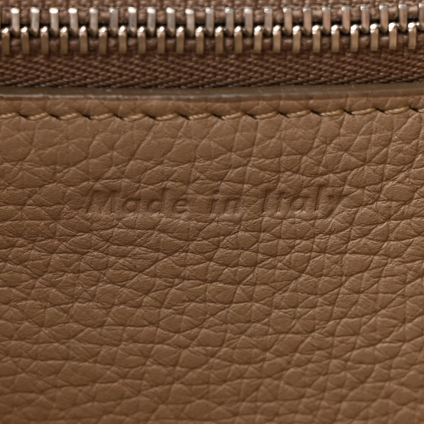 Supple Grained Calfskin Small Big Bag Light Taupe