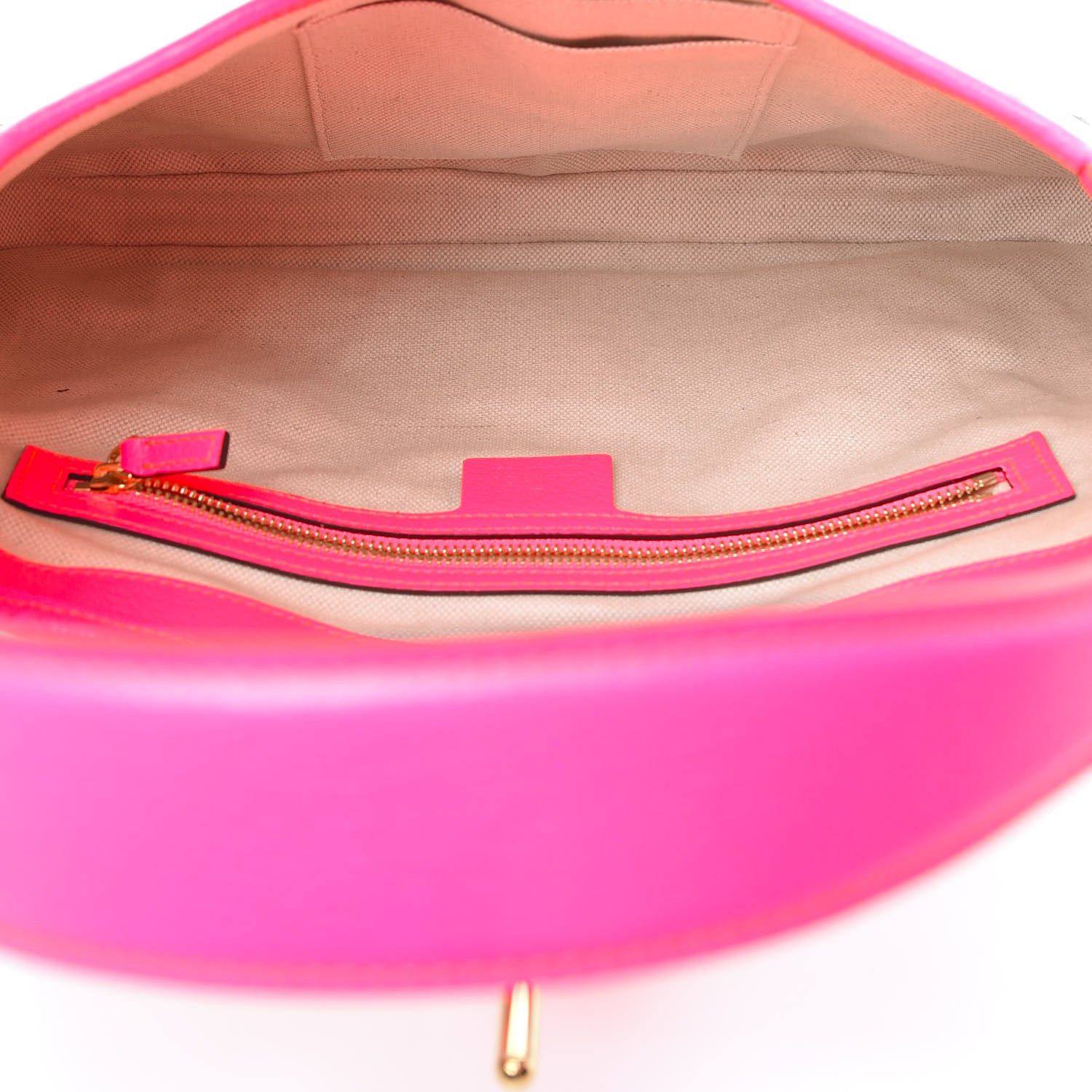 Gucci Canvas Flora Medium Jackie Hobo Fuchsia 5 of 10