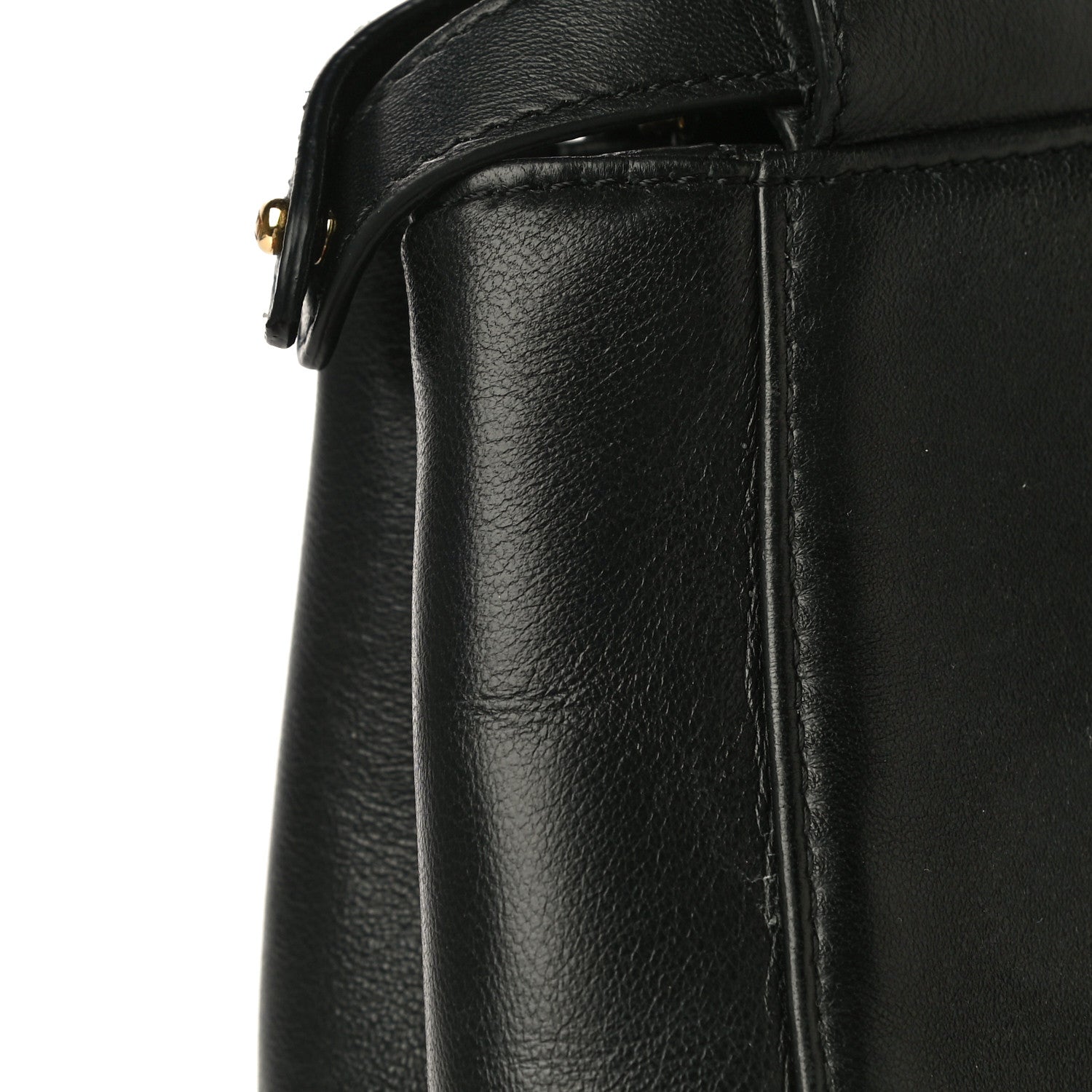 Fendi Nappa Mini Peekaboo Iconic Satchel Black 24 of 26