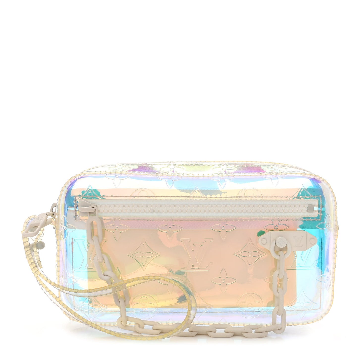 PVC Monogram Pochette Volga Iridescent Prism