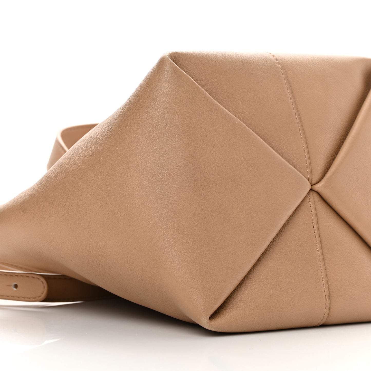 Calfskin Mini Tulipano Bag Nocciola