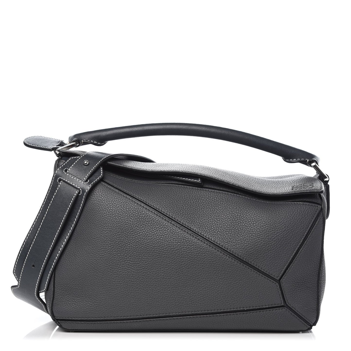 Calfskin Puzzle Bag Grey