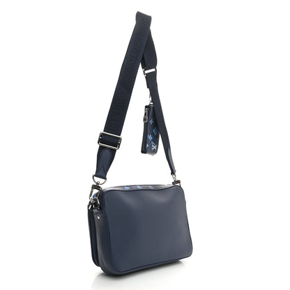 Louis Vuitton Monogram Ink Watercolor Trio Messenger Bag Blue 3 of 10