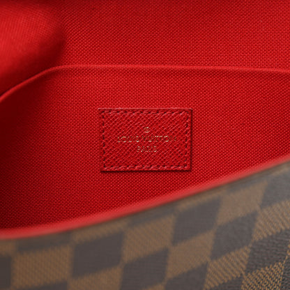 Louis Vuitton Damier Ebene Pochette Felicie Chain Wallet 6 of 7