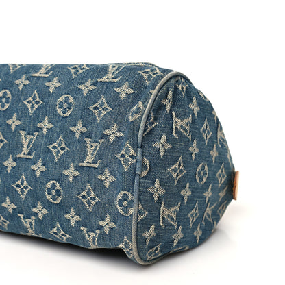 Louis Vuitton Monogram Denim Neo Speedy Blue 9 of 12