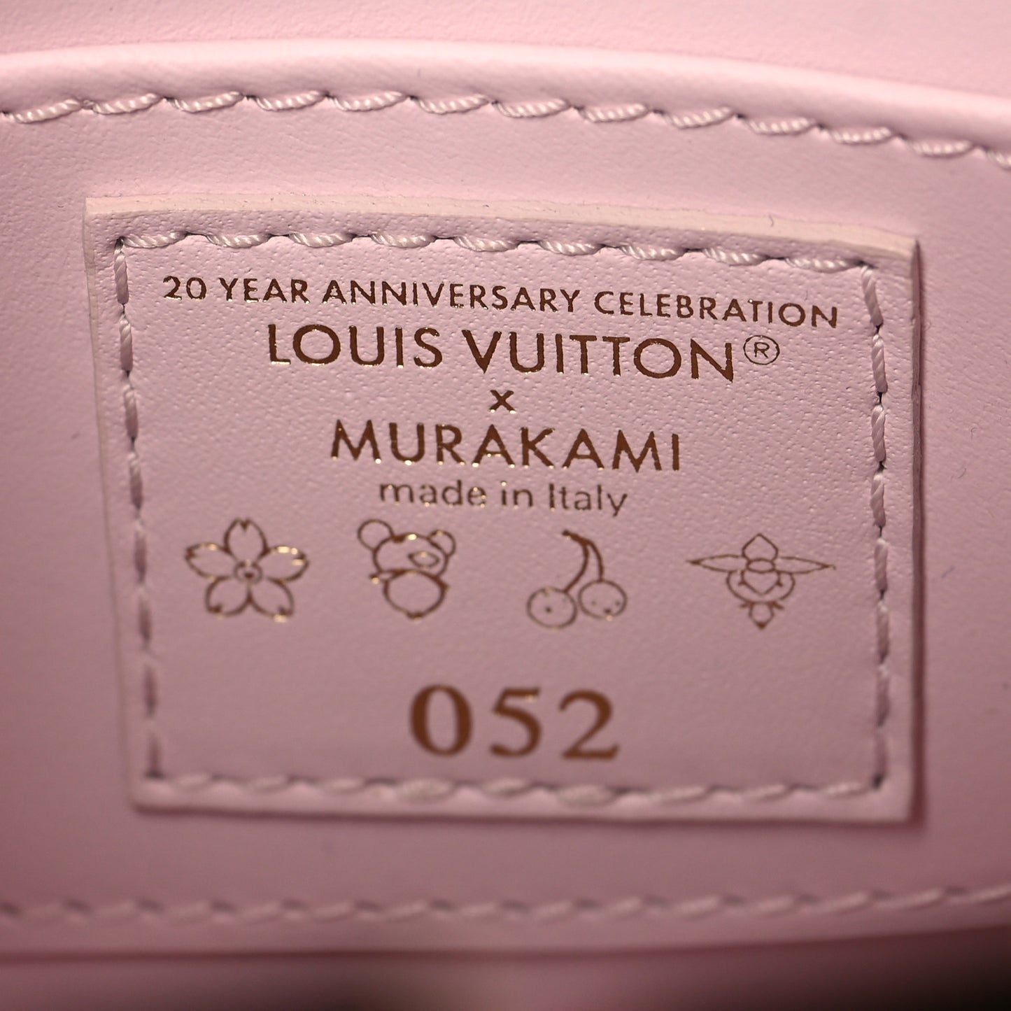 LV X TM Lambskin Embroidered Mini Cherry Blossom Capucines Pink Capucines Pink