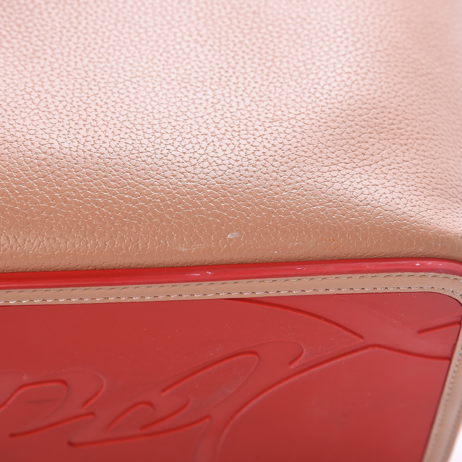 Christian Louboutin Calfskin Spikes East West Cabata Tote Nude 17 of 20