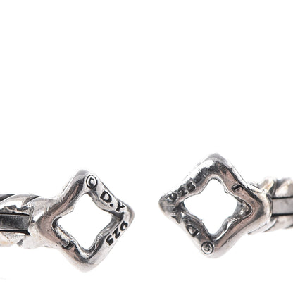 David Yurman Sterling Silver 36mm Large Cable Classics Hoop Earrings 4 of 5