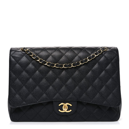 Chanel Caviar Quilted Maxi Double Flap Black 1 of 10