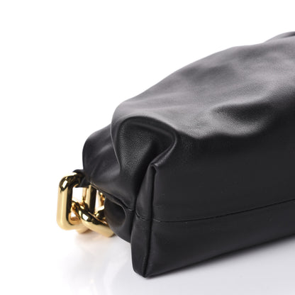 Bottega Veneta Calfskin The Pouch Chain Black 6 of 10