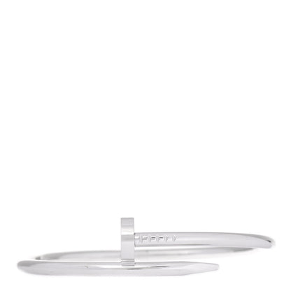 Cartier 18K White Gold Juste Un Clou Bracelet 17 1 of 5