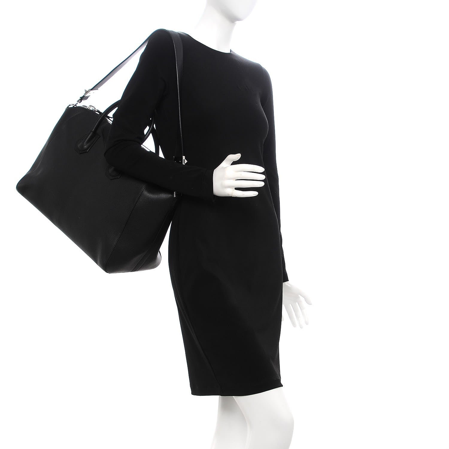 Givenchy Sugar Goatskin Large Antigona Black 2 of 8