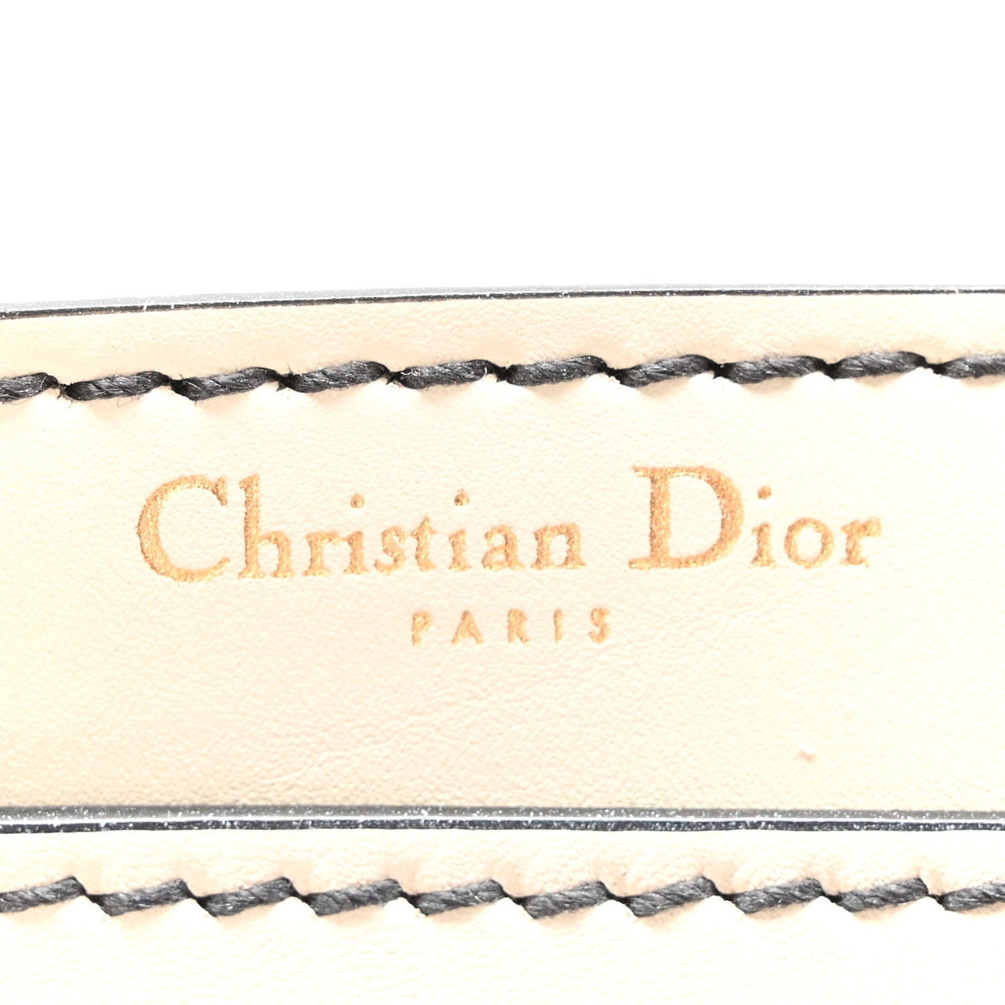 Calfskin J'Adior Chain Flap Bag Off White Off White