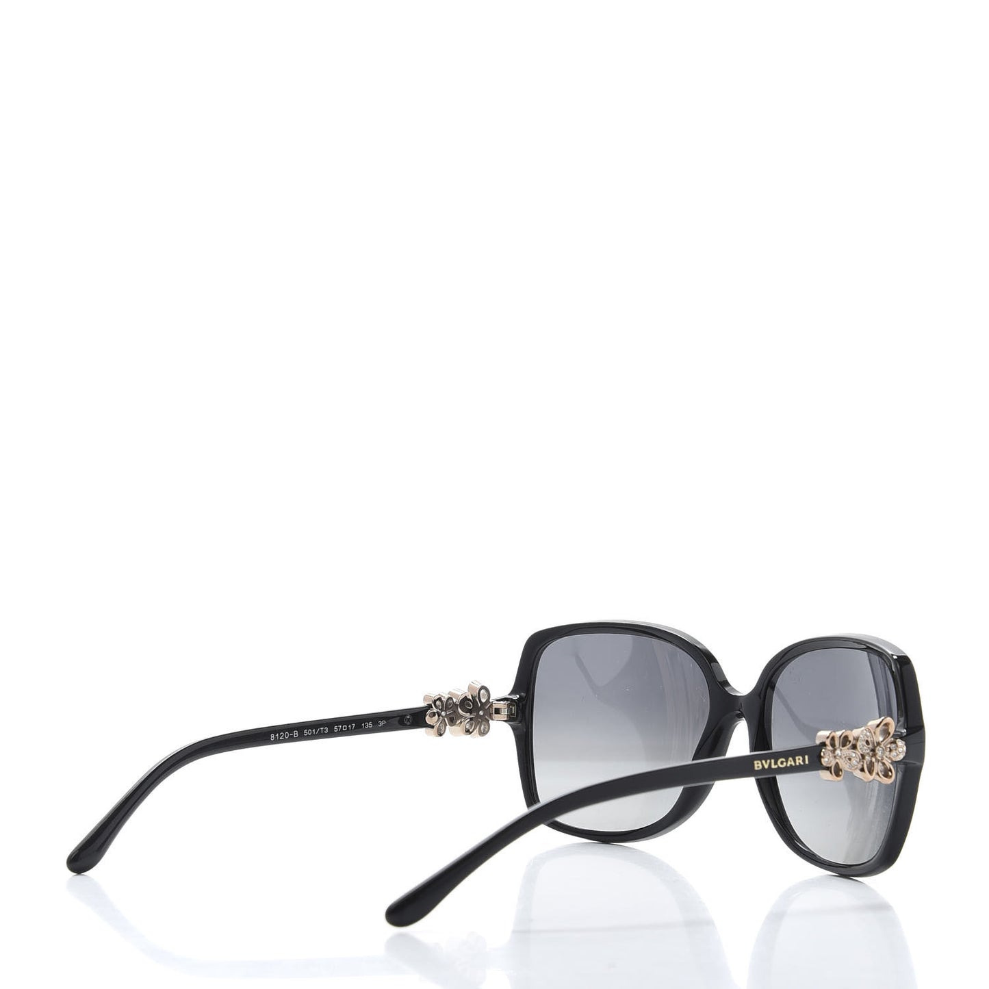 Crystal Flower 8120-B Sunglasses Black