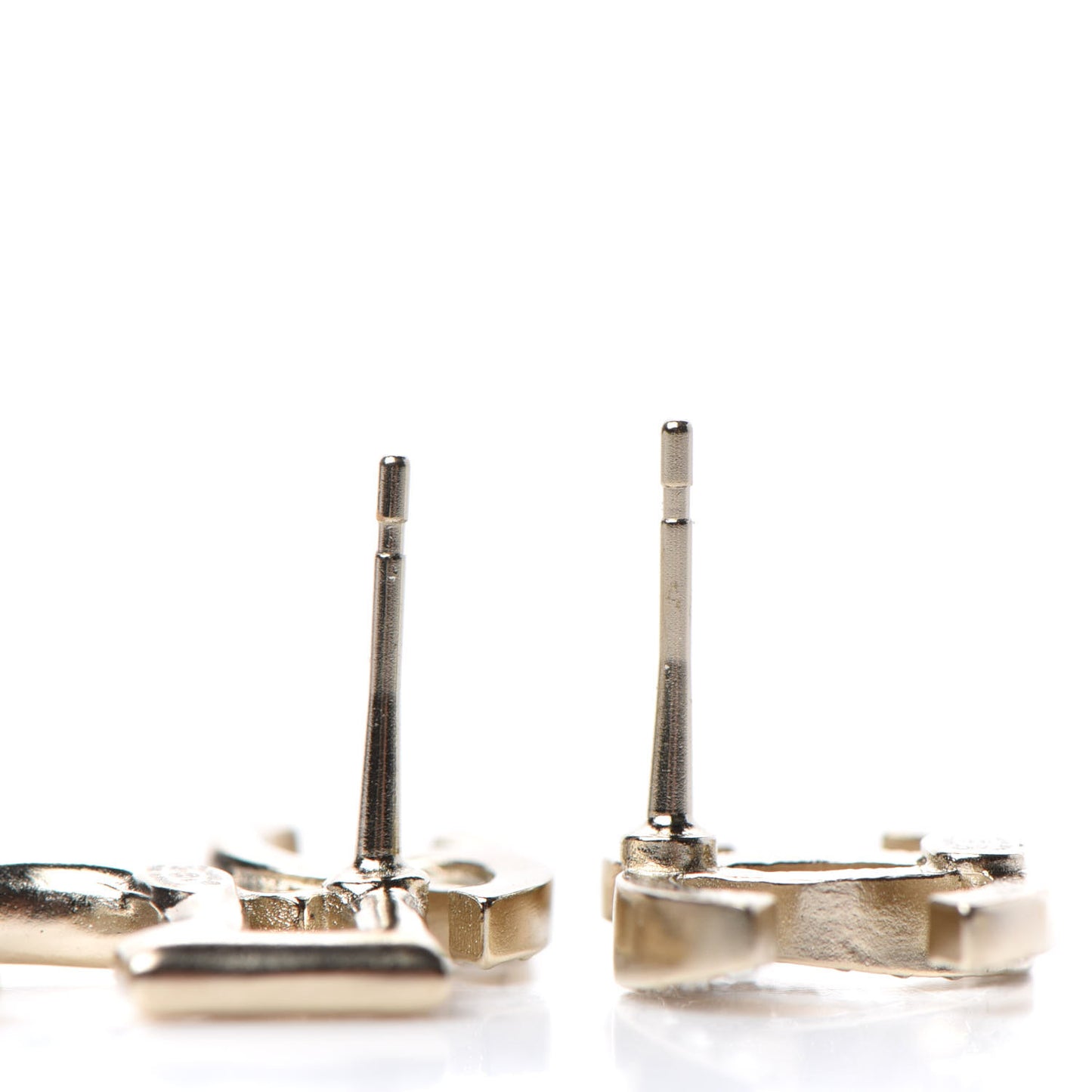 Crystal CC No 5 Earrings Gold