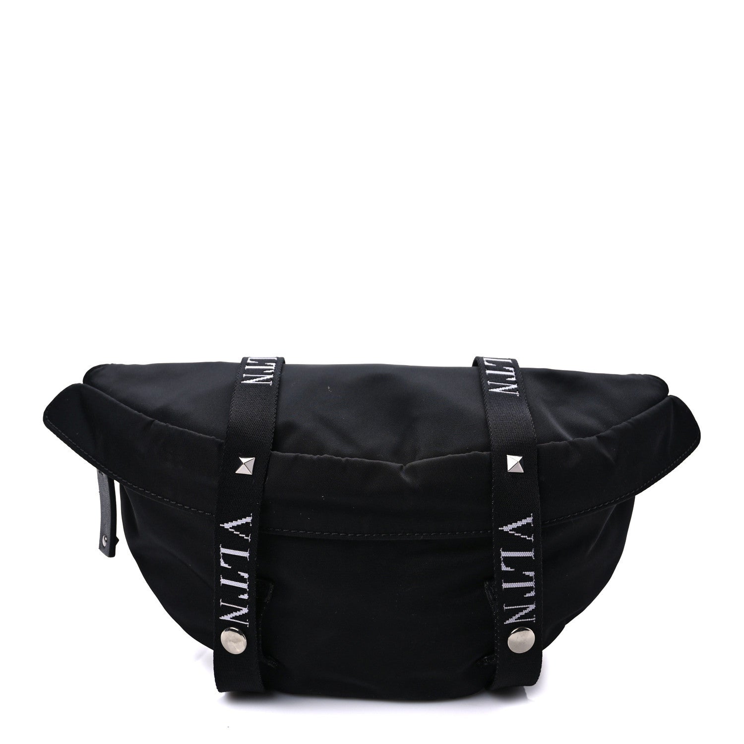 Valentino Garavani Nylon Ribbon VLTN Belt Bag Black 1 of 7